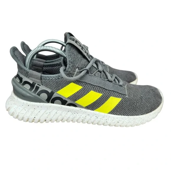 Adidas Kaptir 2.0 Running Shoes Mens 8.5 Gray Sneakers Trainers GW4419 - Picture 1 of 11
